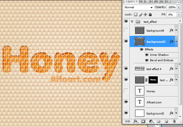 Awesome digital Honey bubbles text effect, honey texture, Honeycomb, glossy drops. in Photoshop